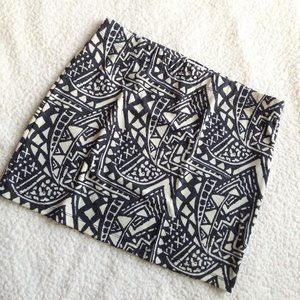**BOGO** Abstract Print Mini Skirt (M)